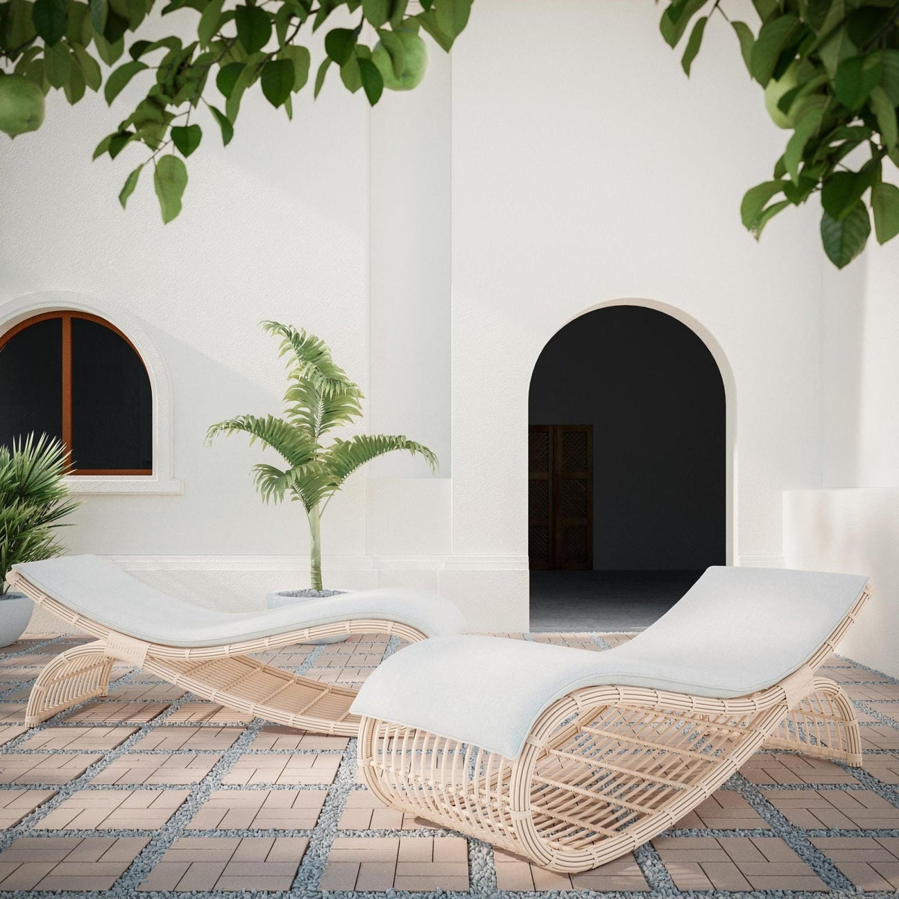 Paloma Chaise Lounge by Azurro Living