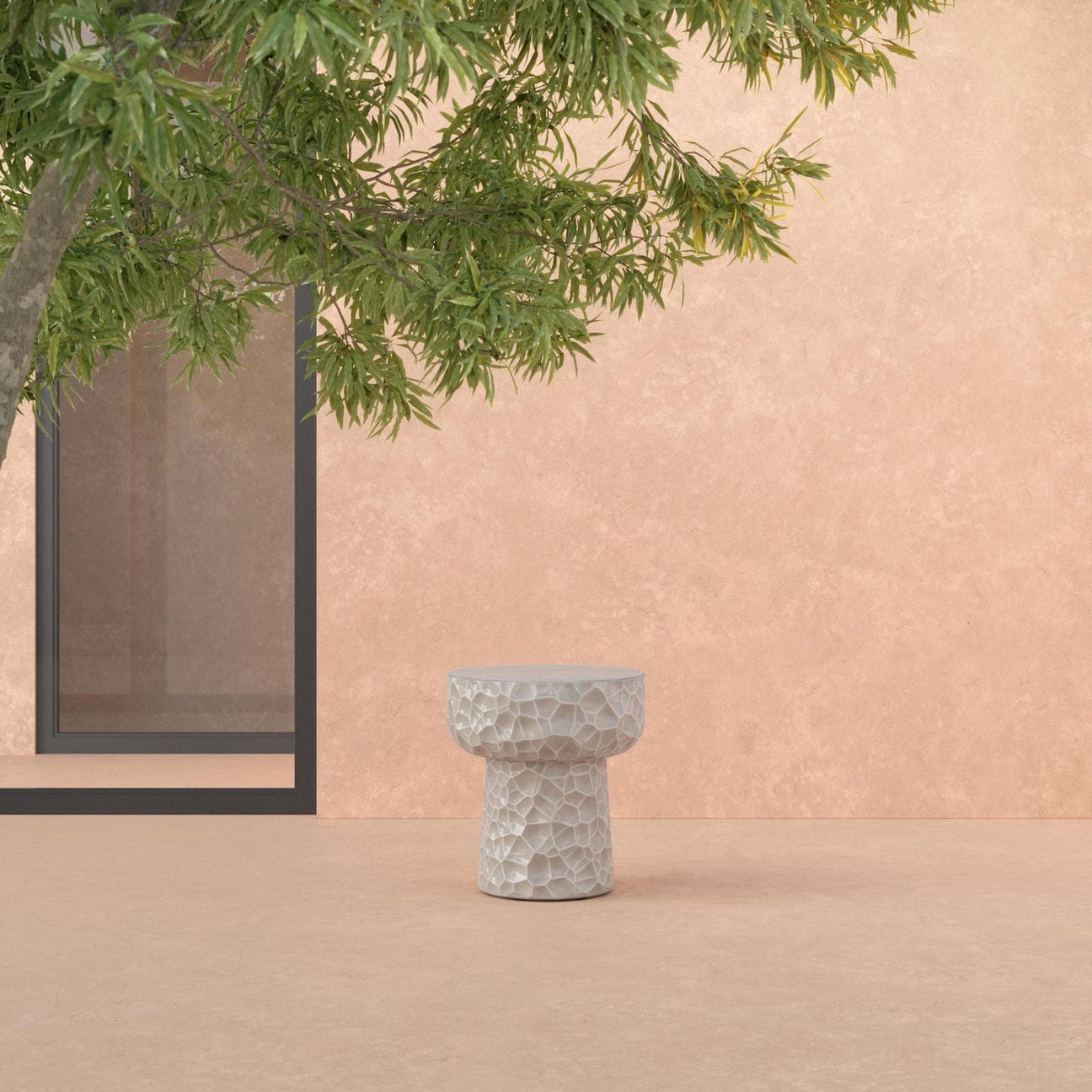 Panama Side Table - Oat by Azurro Living
