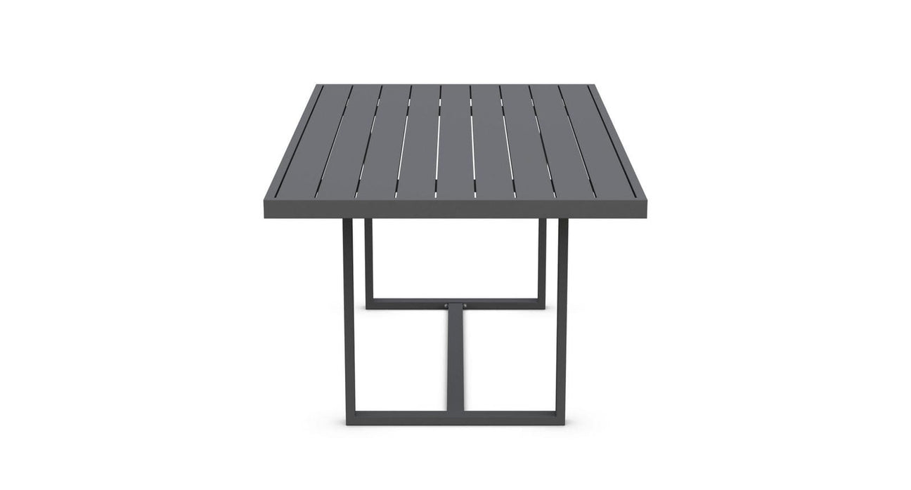 Pavia 71" Dining Table - Charcoal by Azurro Living