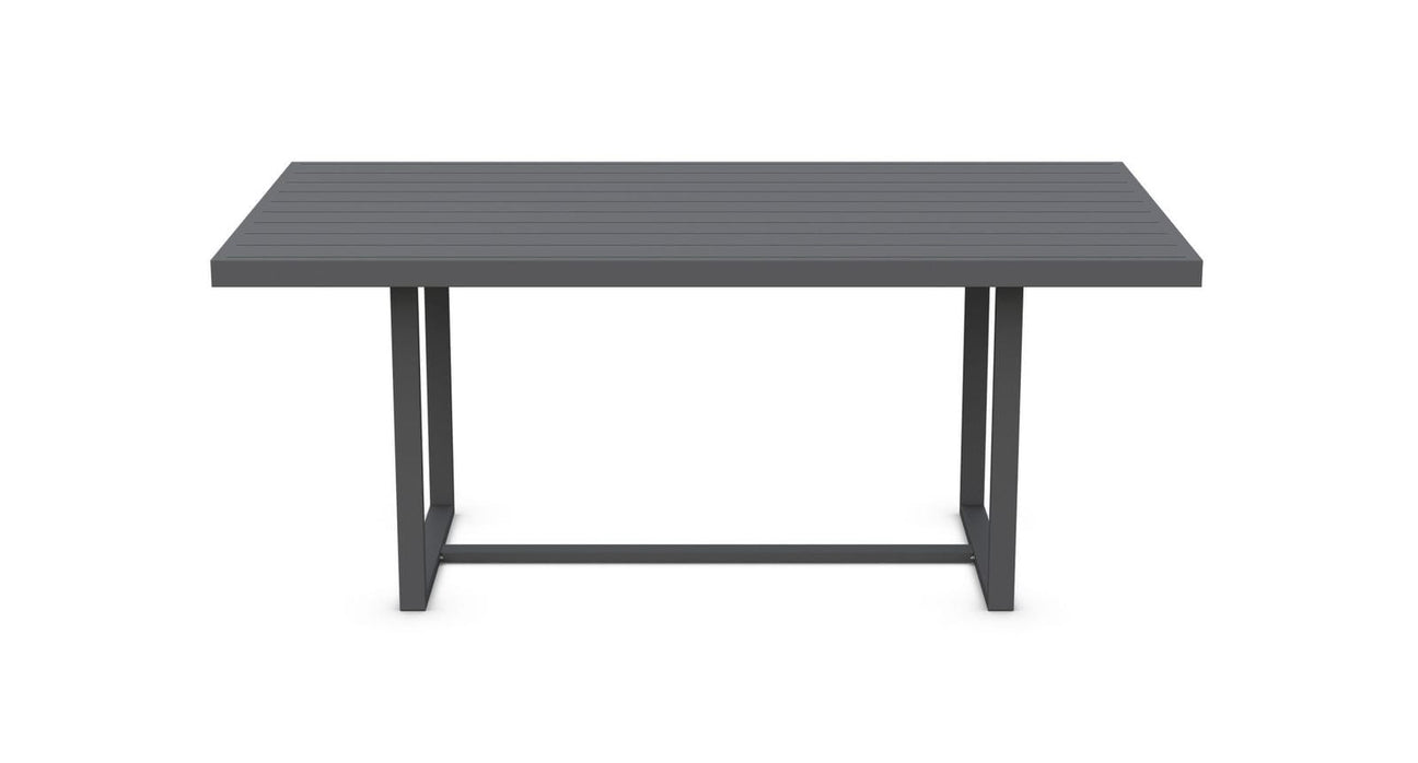 Pavia 71" Dining Table - Charcoal by Azurro Living