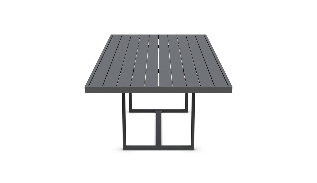 Pavia 96" Dining Table - Charcoal by Azurro Living
