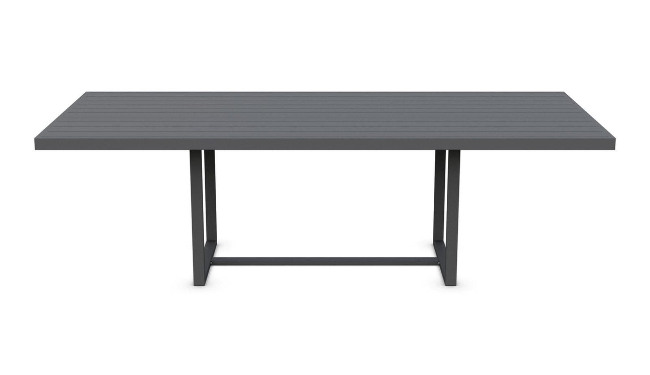 Pavia 96" Dining Table - Charcoal by Azurro Living