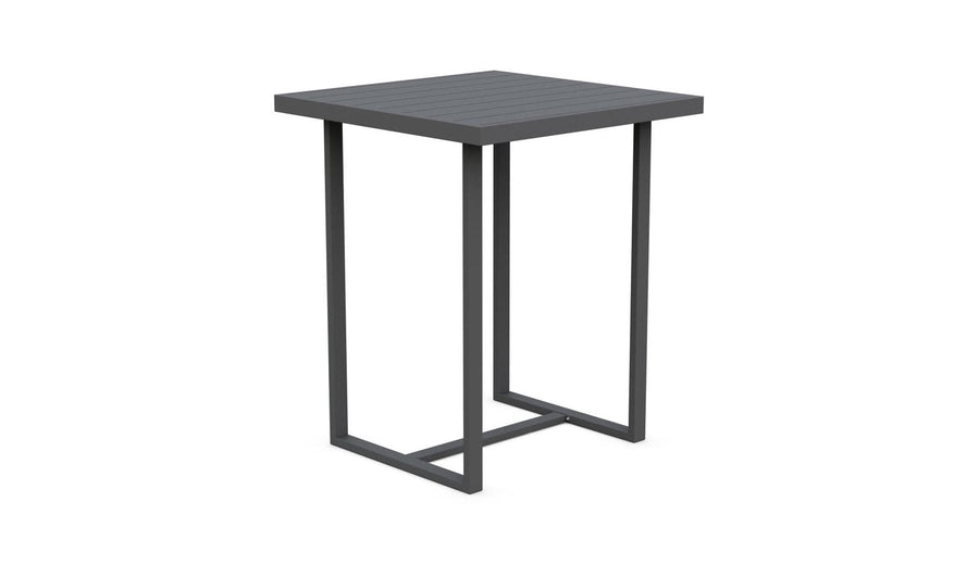 Pavia 35" Bar Table - Charcoal by Azurro Living