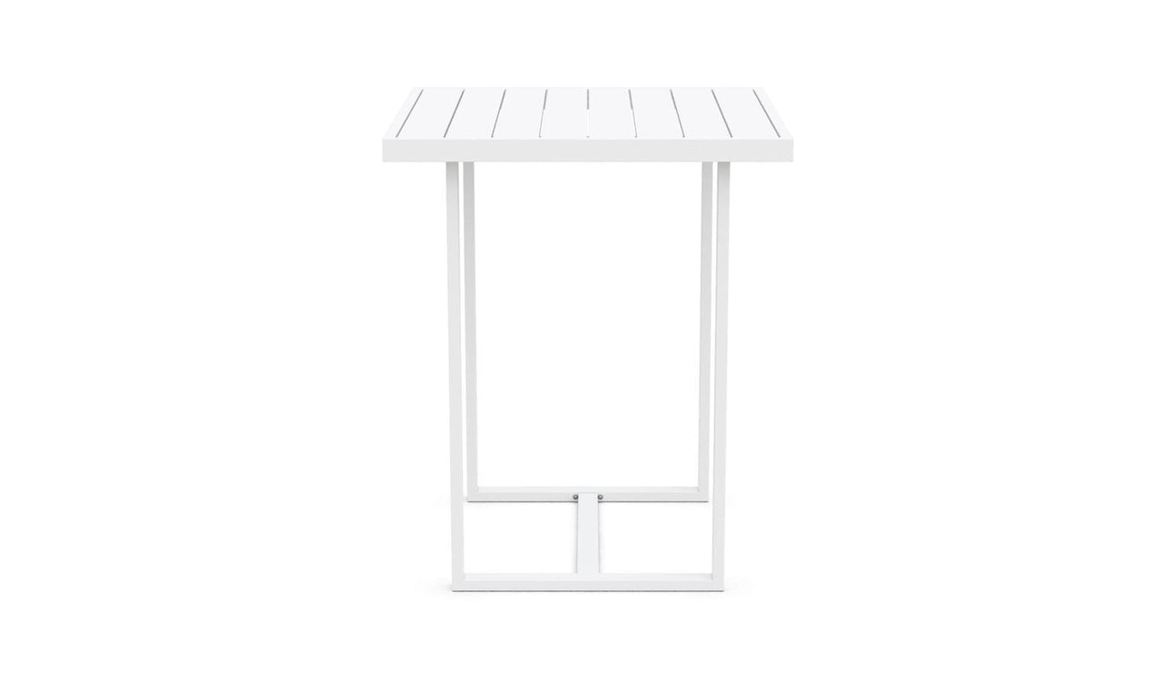 Pavia 35" Bar Table - White by Azurro Living