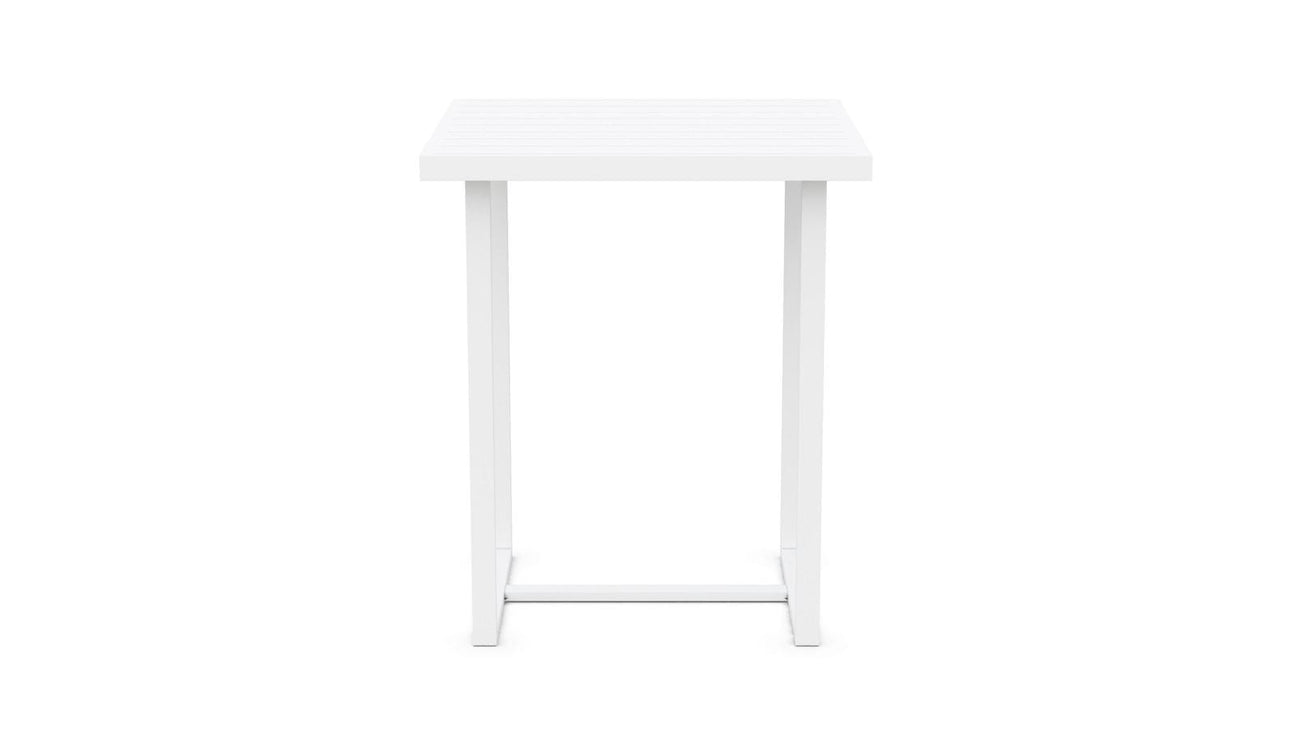Pavia 35" Bar Table - White by Azurro Living