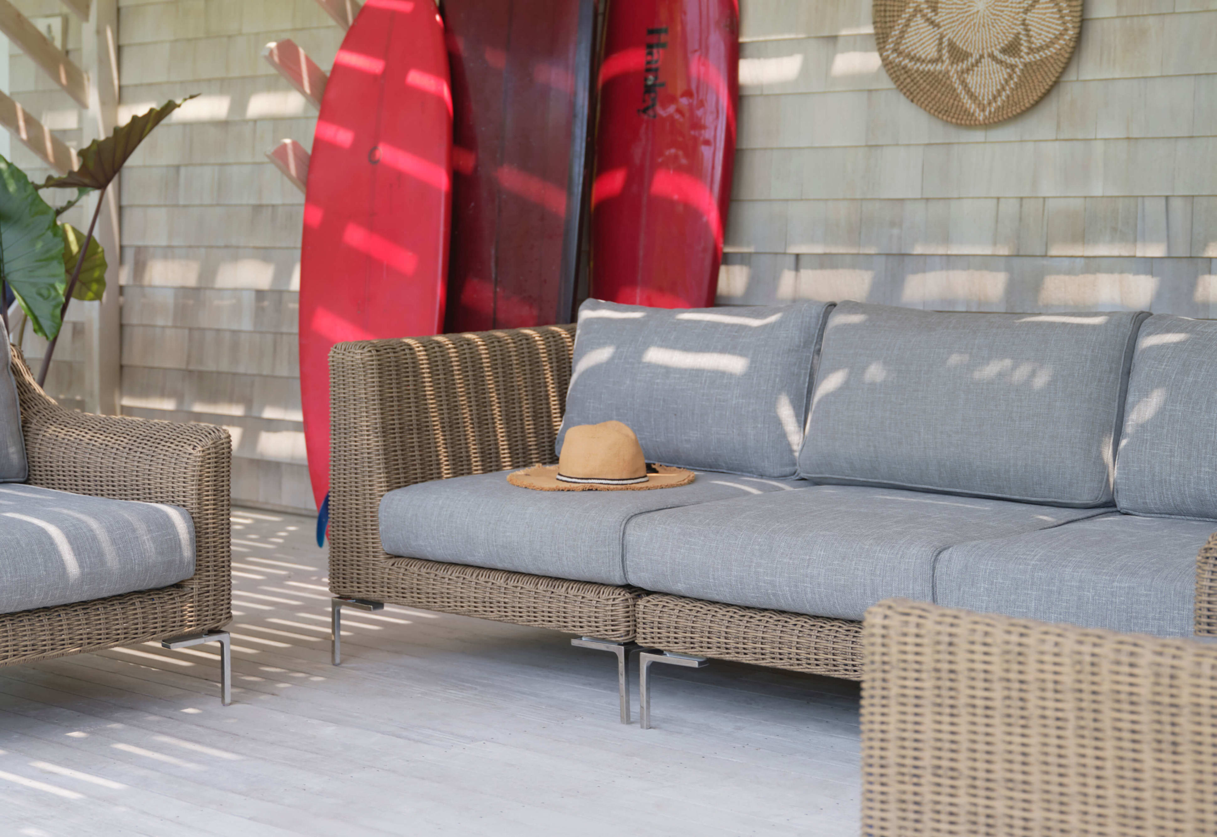 wicker outdoor furniture