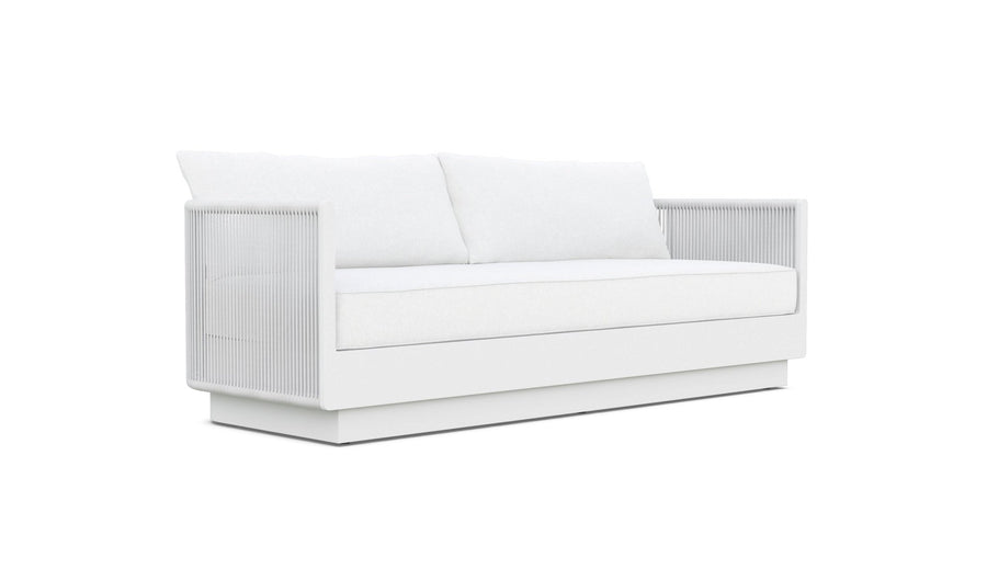 Porto 3 Seat Sofa - White by Azurro Living