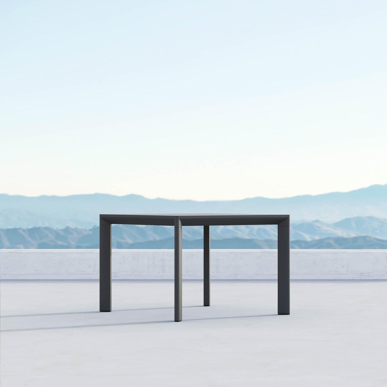 Porto 43" Dining Table - Charcoal by Azurro Living