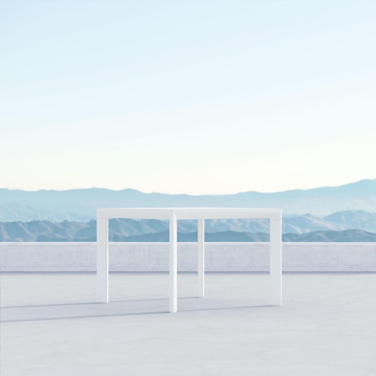 Porto 43" Dining Table - White by Azurro Living