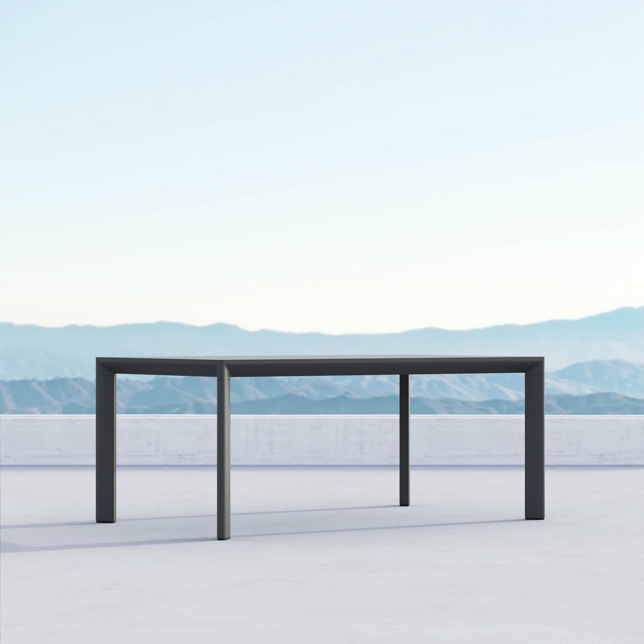 Porto 72" Dining Table - Charcoal by Azurro Living