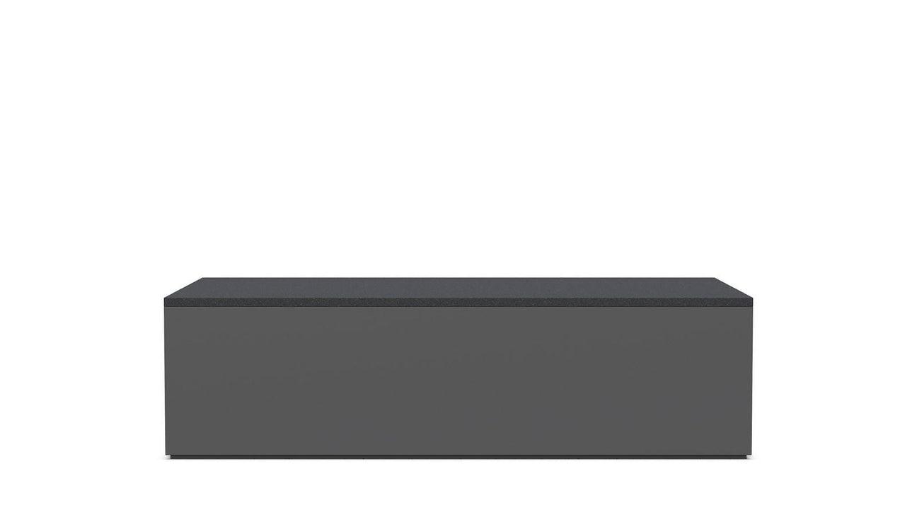 Porto Coffee Table Marble Top - Charcoal by Azurro Living