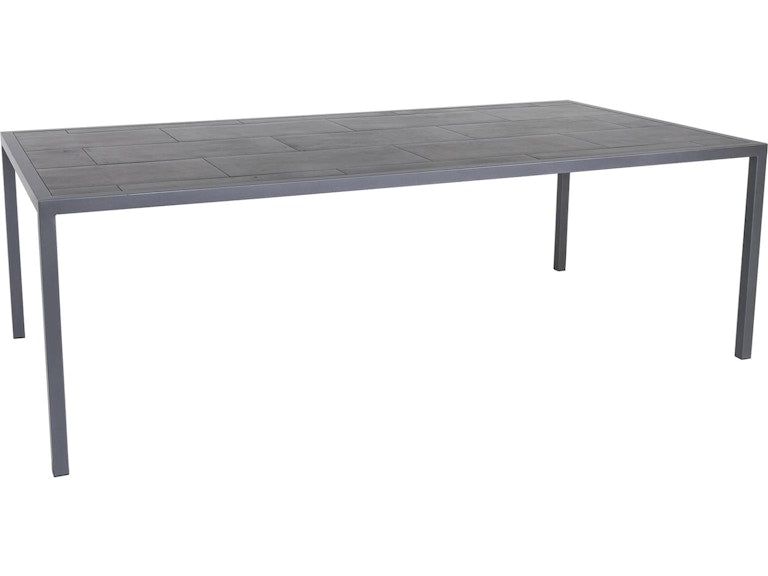 45"x87" Quadra Dining Table with Umbrella Hole by  O.W. Lee