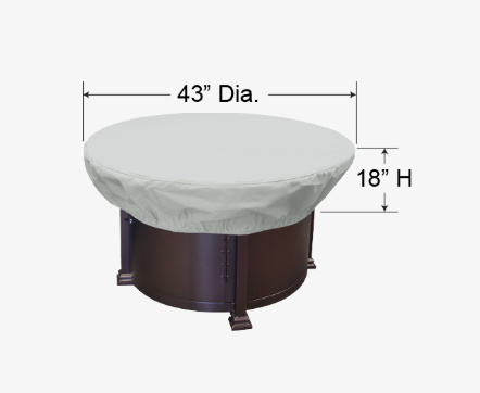 Fits 36” to 42” Round Protective Cover By Treasure Garden