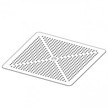 La'Stratta 42" Square Patterned Aluminum Umbrella Replacement Top by Tropitone