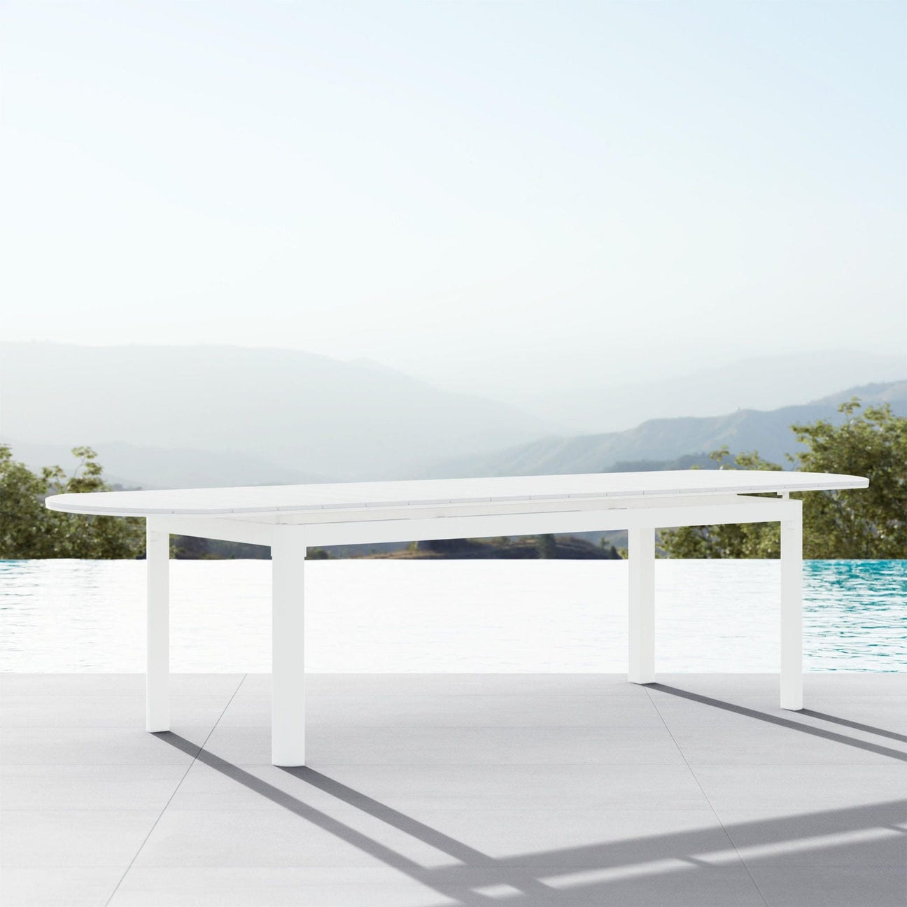 Seville 95 - 118" Extendable Dining Table - Glacier by Azurro Living