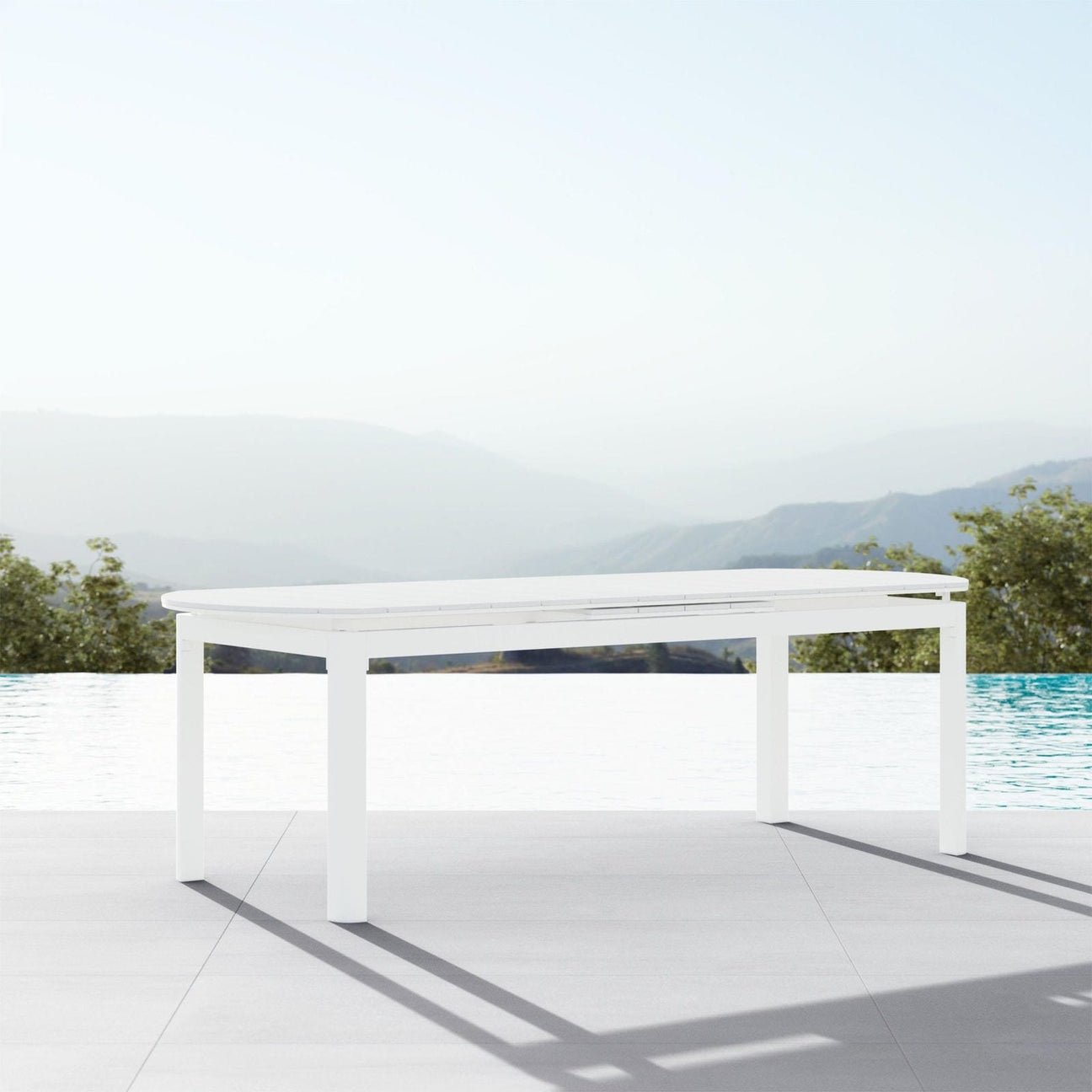Seville 95 - 118" Extendable Dining Table - Glacier by Azurro Living