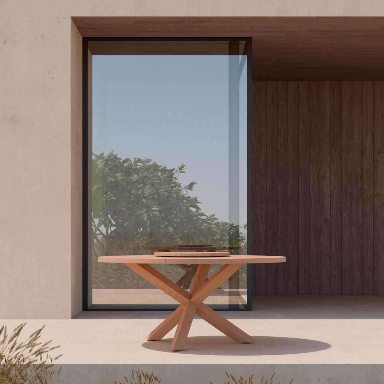 Sicily 63" Round Dining Table by Azurro Living