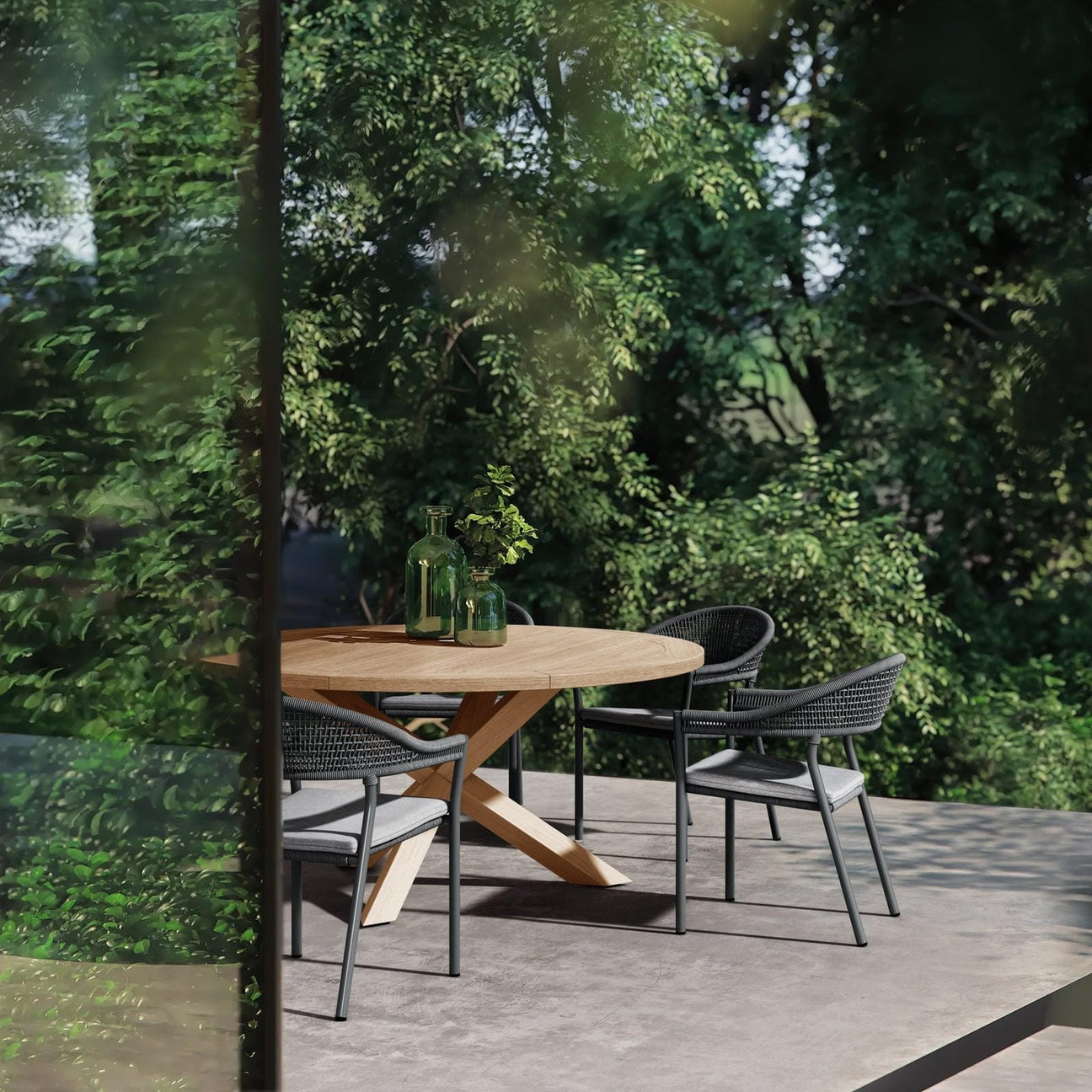Sicily 63" Round Dining Table by Azurro Living