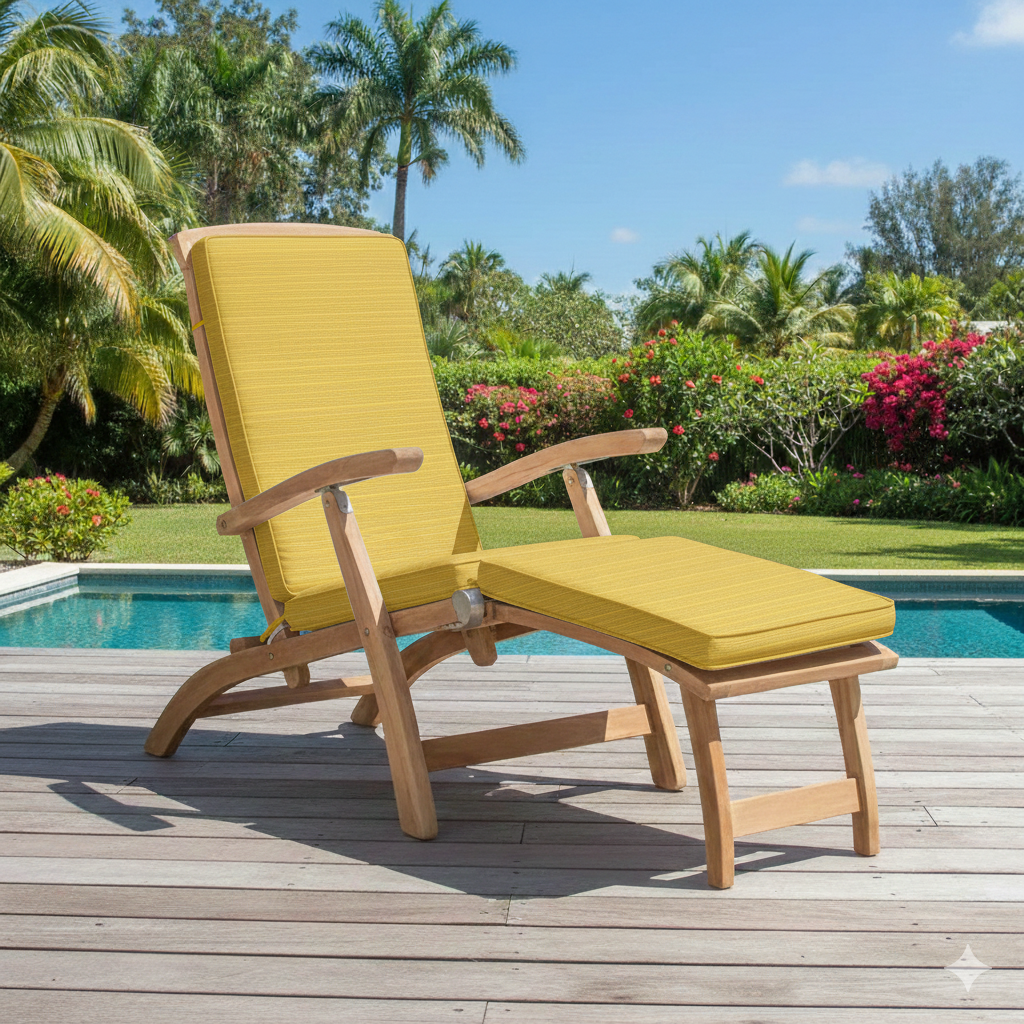 Classic Teak Steamer Chair Cushion