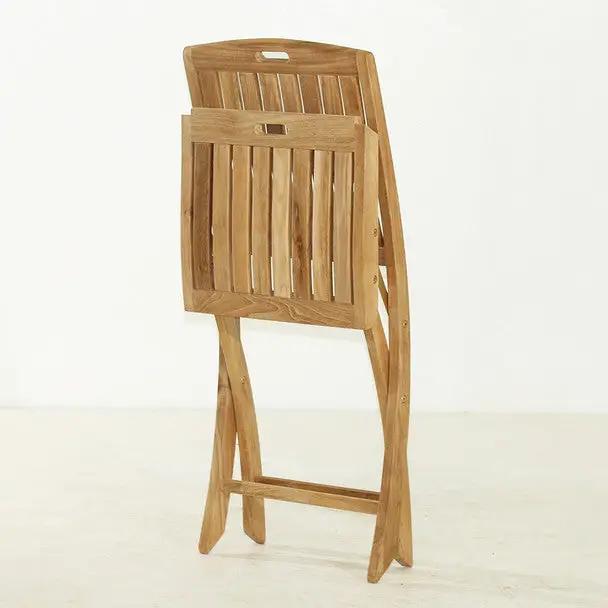 Stinson Folding Teak Side Chair