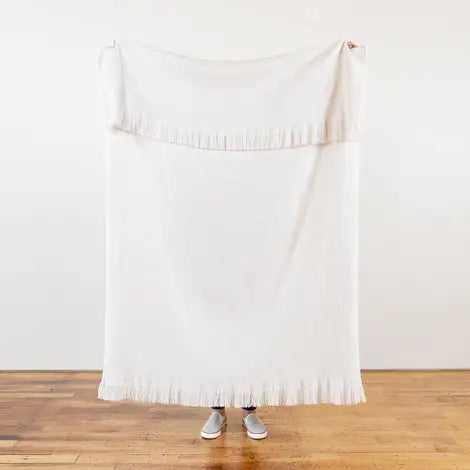 Sunbrella® Crosshatch Indoor Outdoor Throw