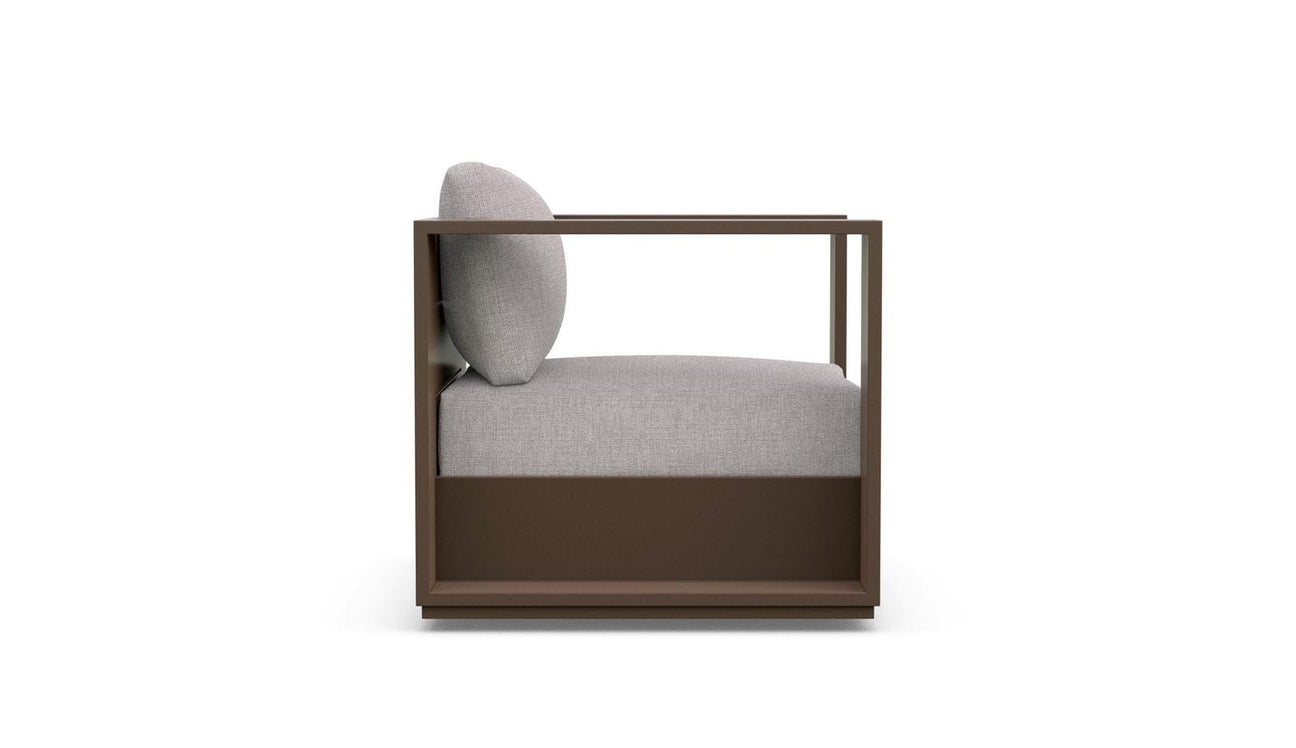 Sydney Swivel Club Chair - Bronze by Azurro Living
