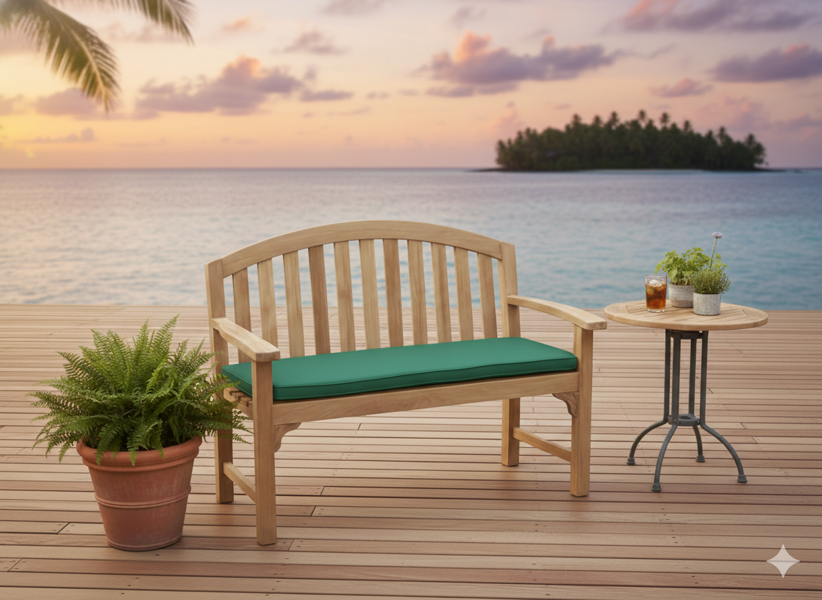Classic Teak Bench Cushion 5f size