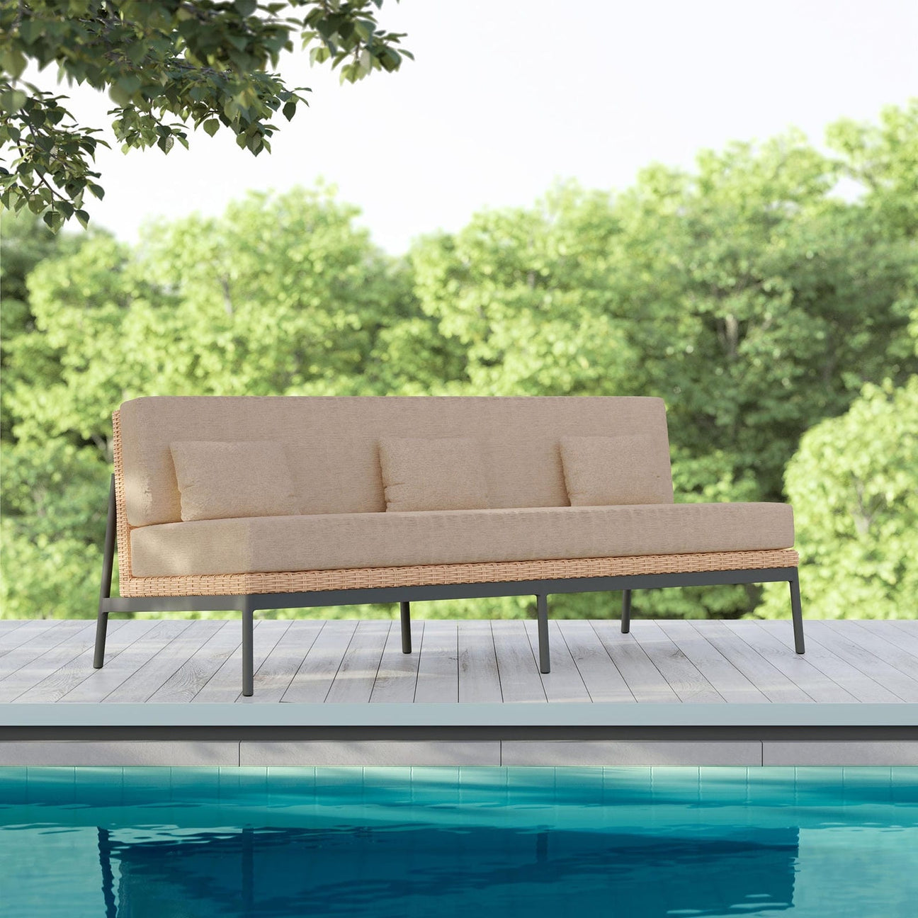 Terra 3 Seat Sofa by Azurro Living