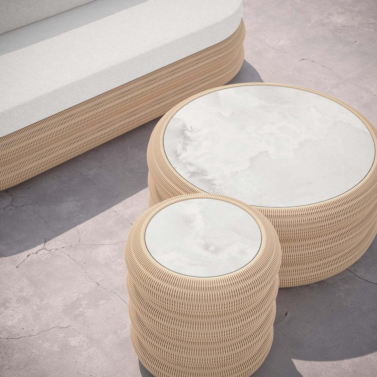 Texoma Side Table Dekton Top by Azurro Living