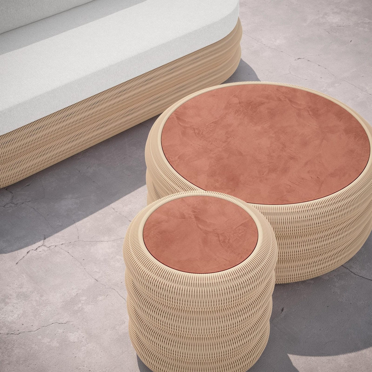 Texoma Side Table Dekton Top by Azurro Living