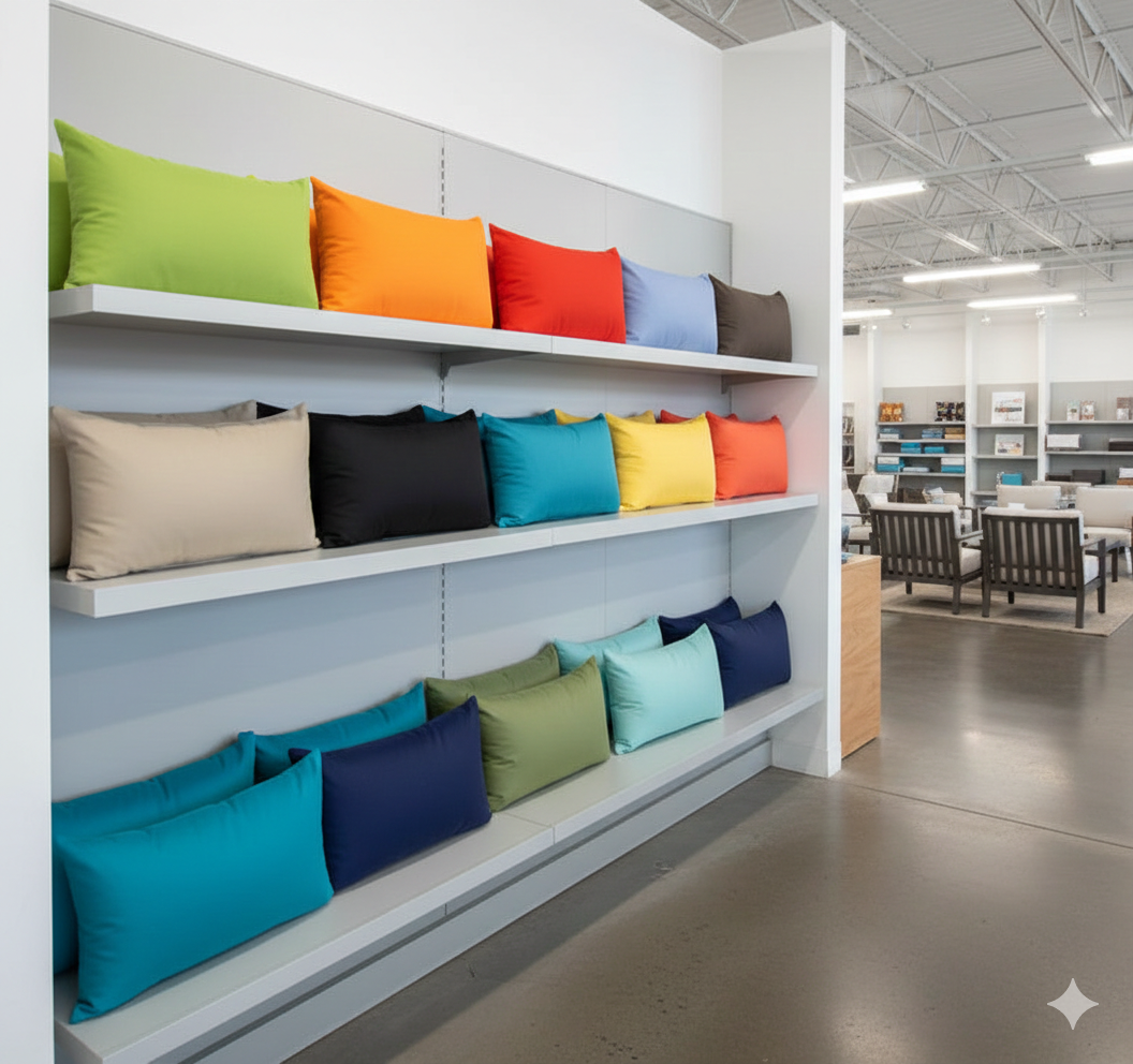 Sunbrella® Custom Lumbar Pillow