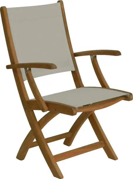 Batyline Folding Arm Chair