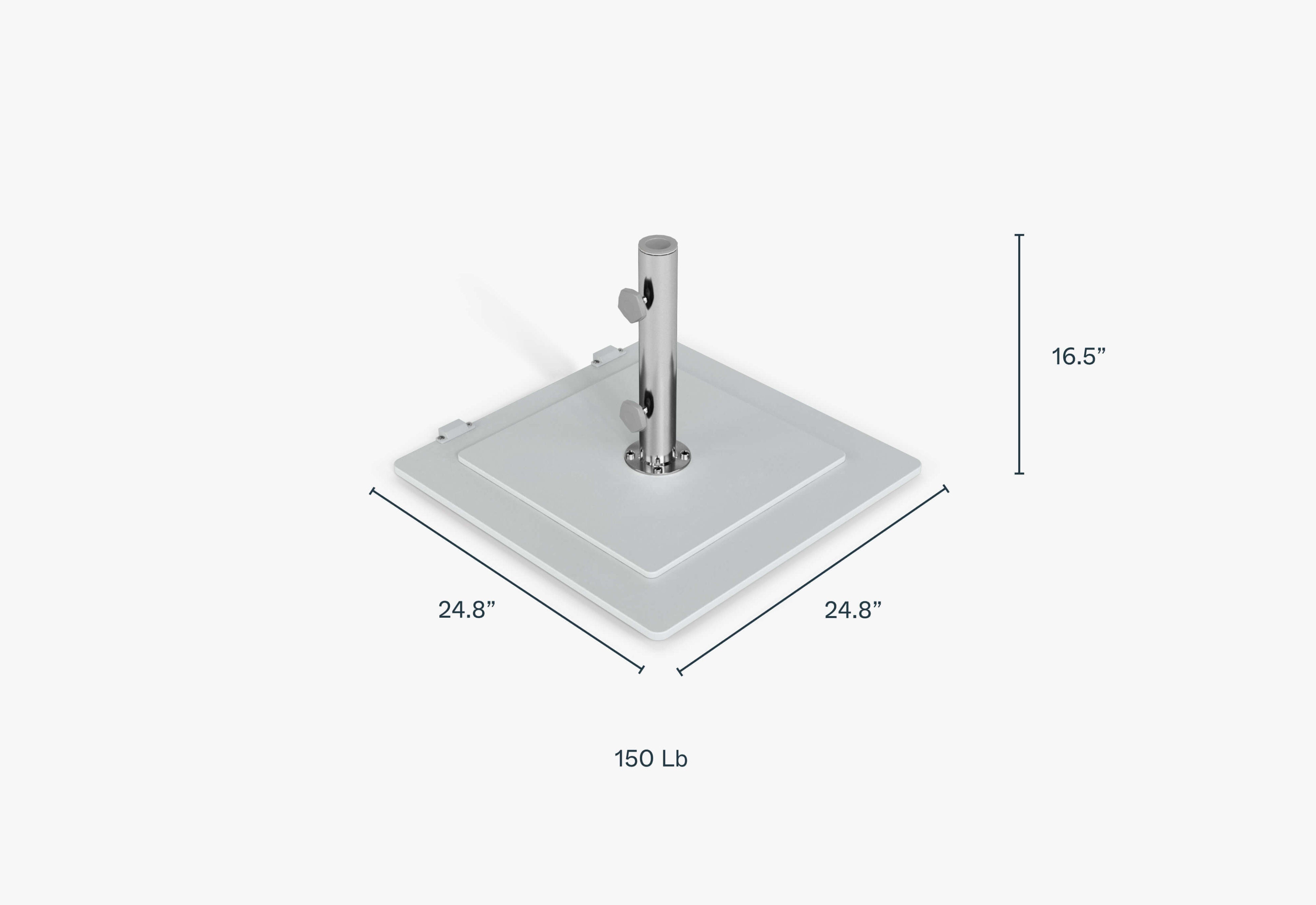 aluminum tube dimensions for patio umbrella Outer Marine-Grade Aluminum Outdoor Umbrella | Round