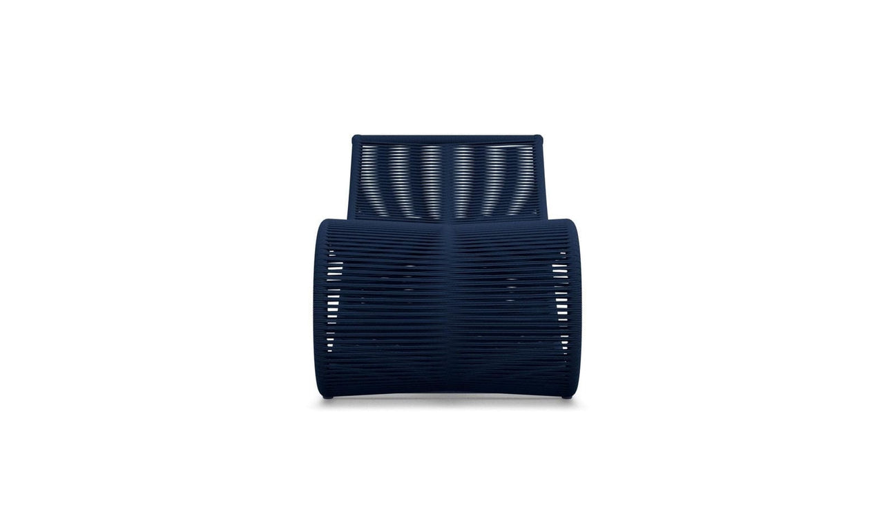 Wave Chaise Lounge - Midnight Blue by Azurro Living