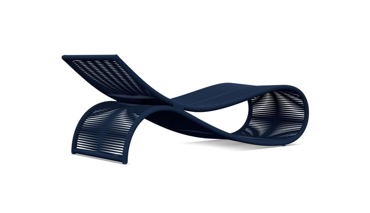 Wave Chaise Lounge - Midnight Blue by Azurro Living