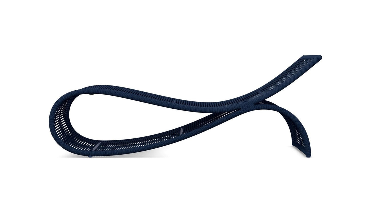Wave Chaise Lounge - Midnight Blue by Azurro Living