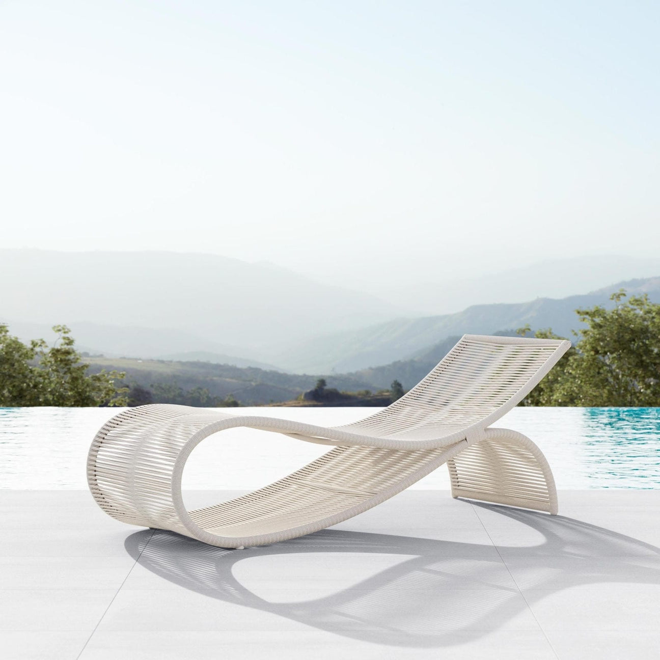 Wave Chaise Lounge - Birch by Azurro Living