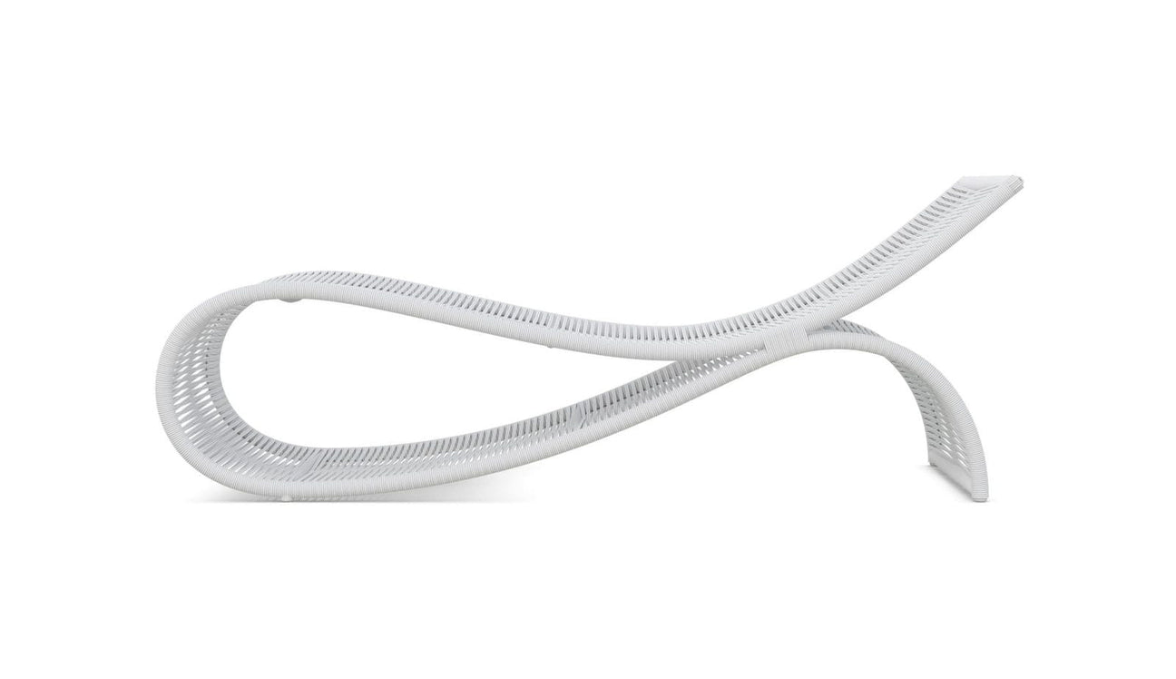 Wave Chaise Lounge - White Mist by Azurro Living