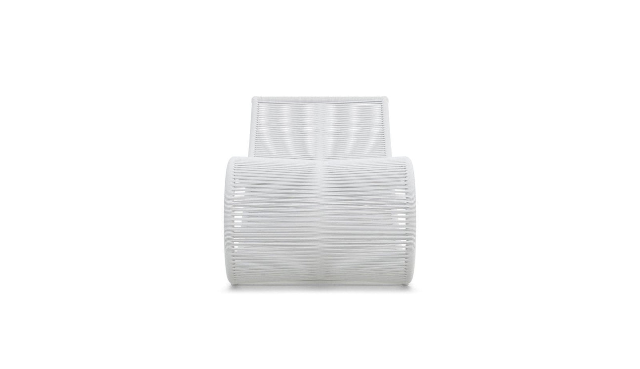 Wave Chaise Lounge - White Mist by Azurro Living