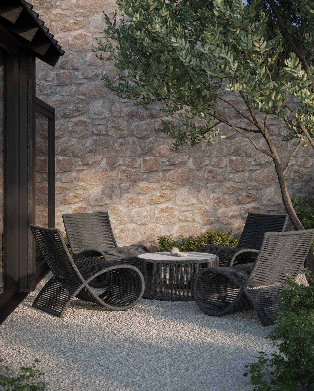 Wave Club Chair (QTY 2) - Pebble by Azurro Living