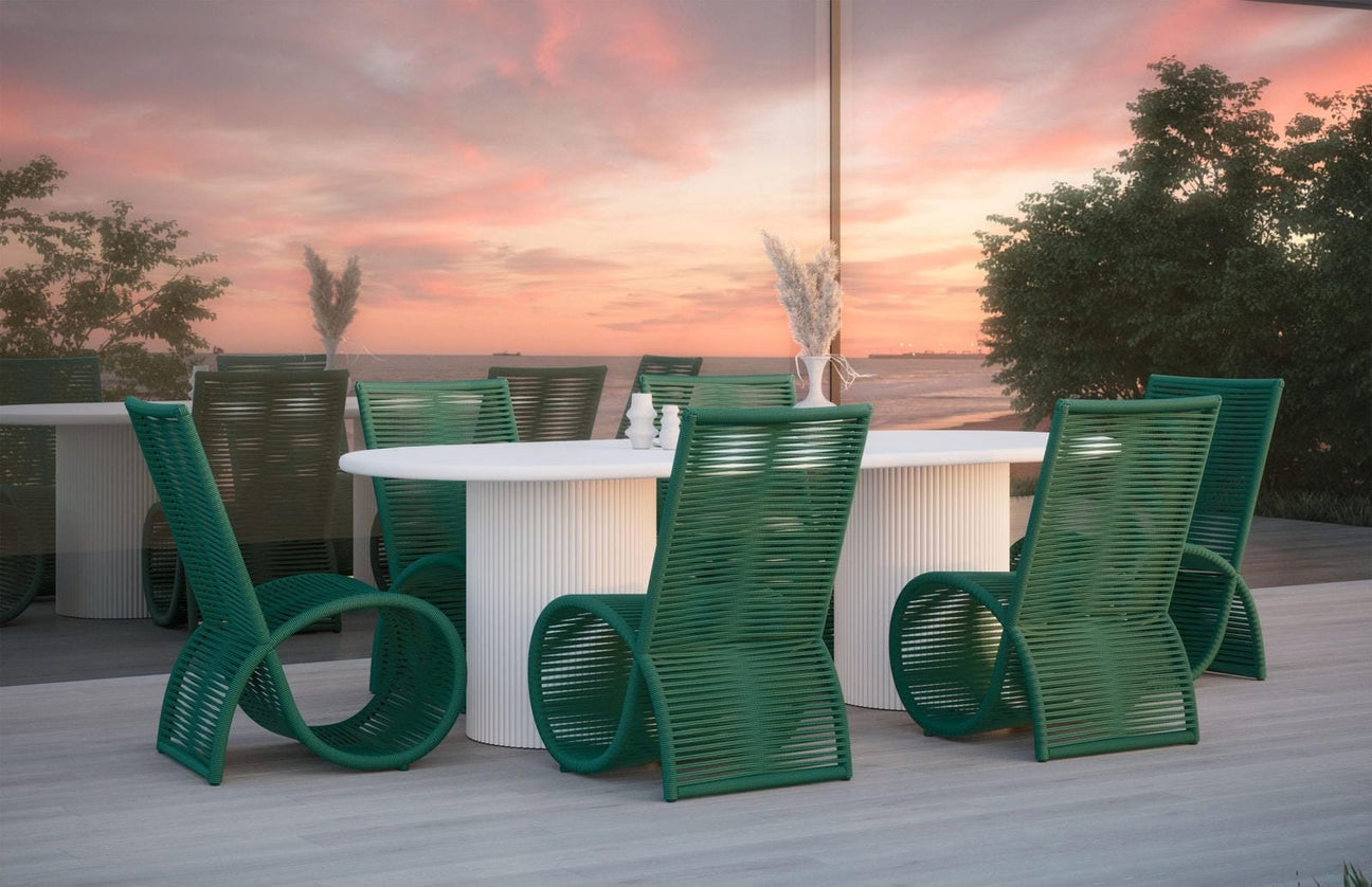 Wave Dining Chair (QTY 2) - Hunter by Azurro Living