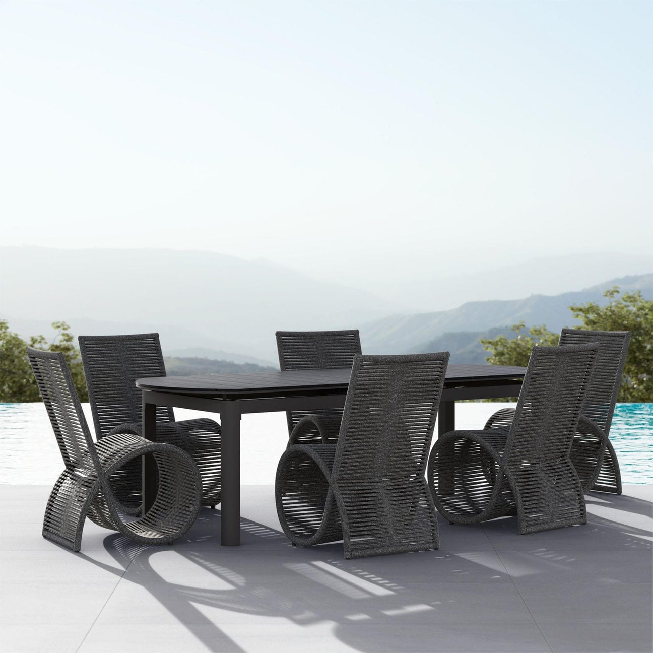Wave Dining Chair (QTY 2) - Pebble by Azurro Living